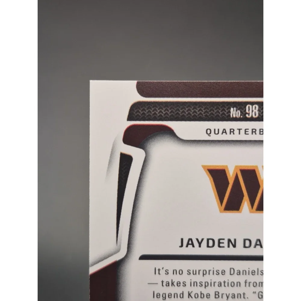 2025 Panini Certified Jayden Daniels #98 Purple Mirror /299 Commanders OROY